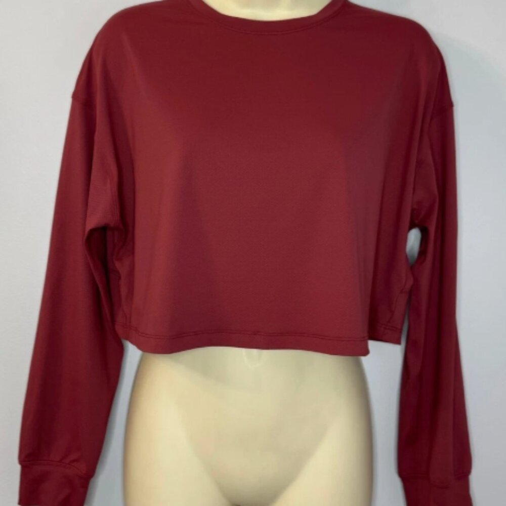 NWT Lululemon Muscle Love Long Sleeve Shirt Mulled Wine Size 6 Maroon BRAND NEW - Picture 2 of 4